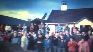 Loyalists sing The Sash outside Catholic homes in Rasharkin Ballymaconnolly Parade 2009 [upl. by Zilevi510]