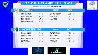 Parramatta 1 v Randwick Petersham 1 [upl. by Kiran]