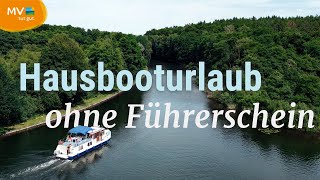 Ein Hausboot  2 Paare und eine unvergessliche Zeit in der Mecklenburgischen Seenplatte [upl. by Cadal]