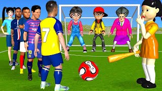 The Ultimate Scary Teacher 3D vs Squid Game Battle [upl. by Atinnod]