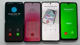 Incoming  Outgoing Call Huawei nova Y90Samsung Z Flip4Realme C67Xiaomi Redmi Note 7 [upl. by Aruol368]