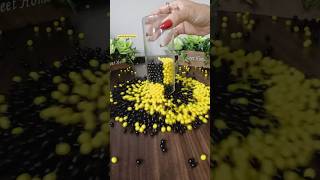 Satisfying Reverse Beads ASMR 💛🖤💛 reverse asmr satisfying [upl. by Soinotna]