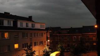 Supercell  rare pink extreme Lightning  24062016 [upl. by Acebber]