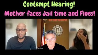 Contempt Hearing Mom refuses Dad visitation Dads Attorney asking for jail time trending court [upl. by Cirek355]