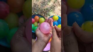 Balloons Rip Balloons Popping ASMR SATISFYING Colorful Water Balloons Ep 99 asmr viral foryou [upl. by Elbag]