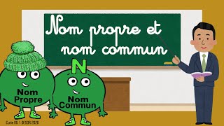 nom propre et nom commun [upl. by Atiekal558]