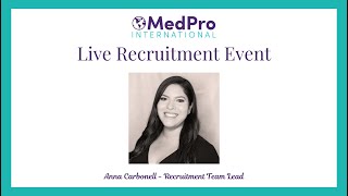 MedPro International Live Recruitment Event in the Middle East [upl. by Asihtal867]