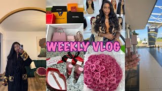 WEEKLY VLOG Maybelline flew us to Kisumu Girls night out Wig life PR unboxing amp more💕 [upl. by Ayak]