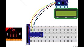 To use an LCD1602 display with the microbit [upl. by Benson]