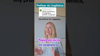 Profesor de Lingüística ortografía EBAU PAU selectividad spanishteacher [upl. by Namzed]