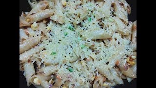 Cheese baked White Sauce Pasta Recipe  Macaroni recipe Penne Arrabiata [upl. by Lekcar]