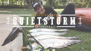 Q U I T E  S T O R M  spinner bait from LF Luresfactory [upl. by Essam516]