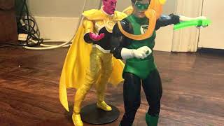 Green Lantern vs Sinestro Stop Motion Mcfarlane dccomicscharacters dcmultiverse greenlantern [upl. by Riancho]