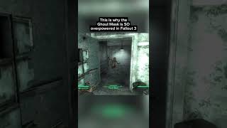 This is why the Ghoul Mask is SO overpowered fallout fallout3 fallout3gameplay falloutmemes [upl. by Esilahc]