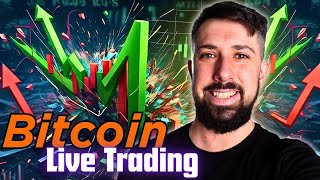 Live Bitcoin Trading 📉📈 Crypto and Market Analysis  INFLATION DATA [upl. by Sordnaxela]