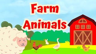 Farm Animals  Education Video [upl. by Iinde835]