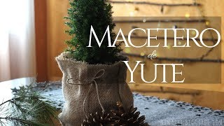 Macetero de yute Jute maceter [upl. by Ailedo]