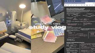 💬 exams study vlog cram for my maths finals with me shopping trip study sessions ⛸️ [upl. by Arramas]