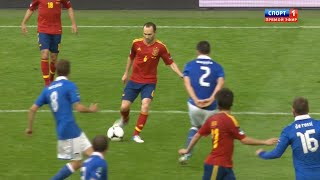 Andres iniesta vs Italy Euro 2012 group stage 1080 HD [upl. by Mil941]