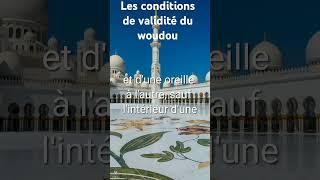 Les conditions de validité du woudou islam ablutions [upl. by Neenwahs662]