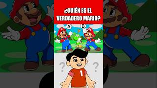 ¿QUIÉN ES EL VERDADERO MARIO quiz trivia [upl. by Anaya540]