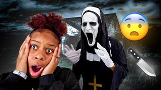 EXTREME “THE NUN” SCARE PRANK ON GIRLFRIEND [upl. by Nauqaj]