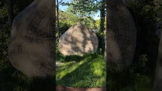 Viking runestones Vikingaborgen Trelleborg Sweden [upl. by Kyre]