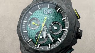 GirardPerregaux Laureato Absolute Chronograph Aston Martin F1 Edition 810604130711CX Review [upl. by Lemhar]