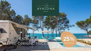 Aminess Avalona Camping Resort Island Pag Croatia  Five stra camping [upl. by Paddy]