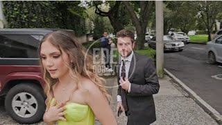 SOFÍA CASTRO BODA NICOLÁS Hijo de LUDWIKA PALETA y PLUTARCO Llega a boda de la actriz [upl. by Melar543]