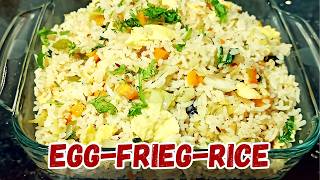 How To Make Egg Fried Rice Recipe  Quick amp Delicious IndoChinese Fried Rice in 10 Minutes [upl. by Einna]