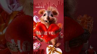 Happy Valentines Day my Lowve 🫶🐿🩷 squirrel egofilm [upl. by Khanna]