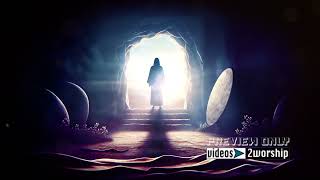 Jesus Walking Out Of The Grave Easter Motion Loop  Videos2worship [upl. by Anisirhc]