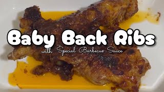 Baby Back Ribs with Special Barbecue Sauce [upl. by Ayot882]