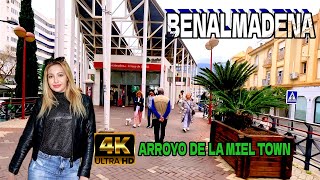 Benalmadena Spain Arroyo De La Miel beautiful town  AndalusiaMalaga 4k january 2024 [upl. by Goldwin624]