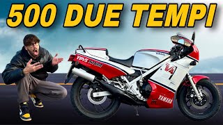 4 CILINDRI 500 DUE TEMPI  Una bara su ruote YAMAHA RD 500 2t [upl. by Truman]