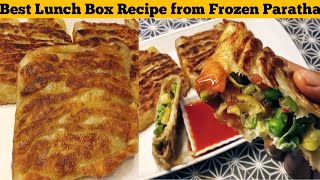 Snacks With FROZEN PARATHAlunchboxspecialrecipe [upl. by Hoopes]