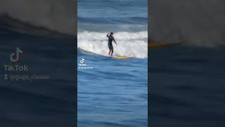 Lindsay is the lucky surfer of the day surf longboard sandiego California [upl. by Elohcim]