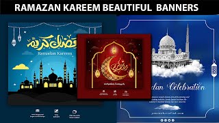 Ramadan Banners Bundle PSD File Free Download  Yousuf Graphics [upl. by Kordula]