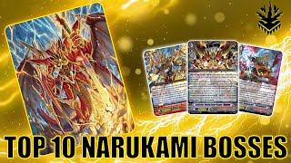 TOP 10 NARUKAMI BOSS UNITS  VG TOP 10  CARDFIGHT VANGUARD [upl. by Idid]