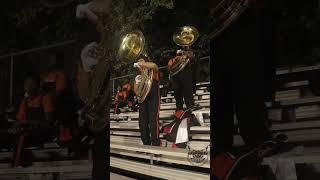 Tubas Solo tuba band fridaynightlights tubas [upl. by Frodine543]