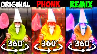 360º VR The Green Wizard Gnome Original vs Phonk vs Remix [upl. by Jillian]