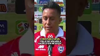 CHRISTIAN CUEVA tras VOLVER al FÚTBOL en UTC 12 CIENCIANO quotEs un momento feliz para miquot  Depor [upl. by Samara660]