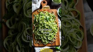 Do You Want to Change Your Life Learn How to Cook Vegan Food Zucchini Noodles with Pesto [upl. by Dick]