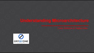 Understanding Microarchitecture [upl. by Akeemahs]