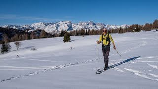 Sci fondo escursionismo su neve difficile [upl. by Yart426]