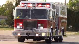 Leipsic Fire Company Rescue 53 Responding [upl. by Assirrac]