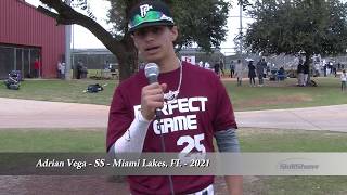 Adrian Vega  SS  Miami Lakes FL  2021 [upl. by Fong934]