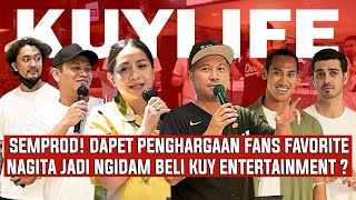 NAGITA SIAP BELI KUY ENTERTAINMENT UUS DAN BORIS TERIMA PENGHARGAAN SEMPROD [upl. by Anairad]