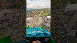 Iron Gwazi 🐊 youtubeshorts extremethrills buschgardens tampa florida themepark travel [upl. by Koal]